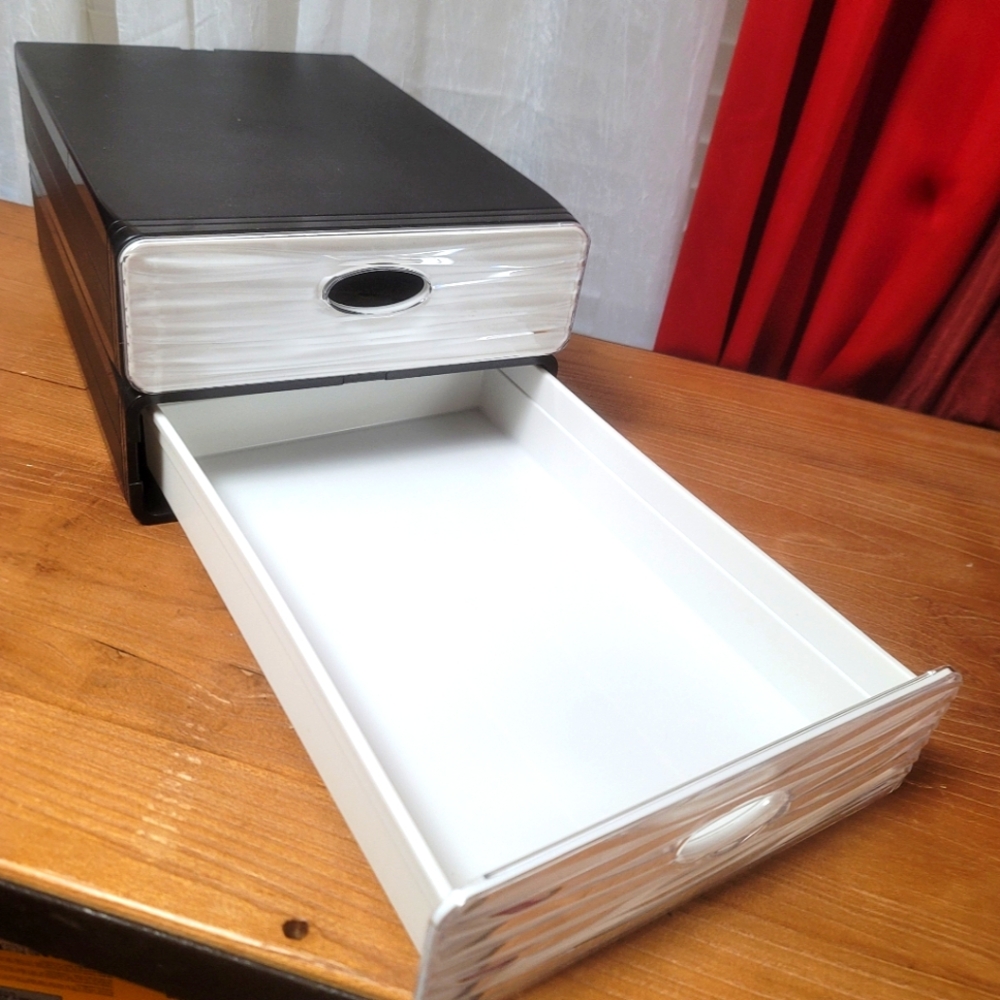 Set of 2 Stackable Drawers Office Paper Storage by QBox - Picture 7 of 9